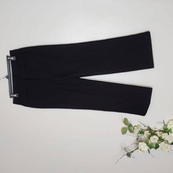 NEW LOFT High Waist Trouser Black Seasonless Classic Straight Wide Leg Preppy - Picture 11 of 16
